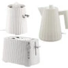 Set Petit Déjeuner Gamme Plissé Blanc ALESSI