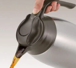 Carafe Hermétique THV Acier Inoxydable 1L - THERMOS 8 Carafe Hermétique THV Acier Inoxydable 1L - THERMOS -Vente De Café pichet thermos3 1