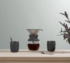 Set De 2 Mugs Douro Double Paroi - Porcelaine Noire - 10cl - BODUM 5 Set De 2 Mugs Douro Double Paroi - Porcelaine Noire - 10cl - BODUM -Vente De Café porcelaine noir1