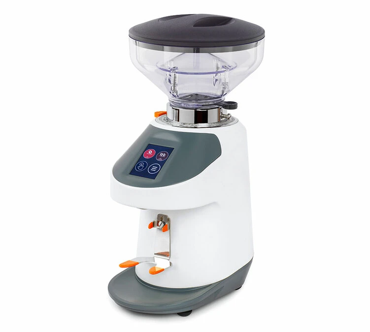 Moulin à Café QUAMAR Nemo-Q/E Blanc Mat Et Gris Bleu 1 Moulin à Café QUAMAR Nemo-Q/E Blanc Mat Et Gris Bleu