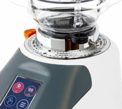 Moulin à Café QUAMAR Nemo-Q/E Blanc Mat Et Gris Bleu 7 Moulin à Café QUAMAR Nemo-Q/E Blanc Mat Et Gris Bleu -Vente De Café quamar nemoqe blanc 3