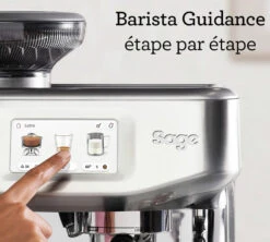 Machine Expresso SAGE Barista Touch Impress SES881BST4FEU1 Inox Noir -Vente De Café sage baristatouchimpress inox noir 3