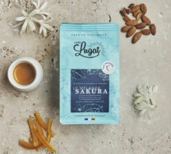 1kg Café En Grains : Le Mélange Sakura - Cafés Lugat -Vente De Café sakura notes dgustation 1