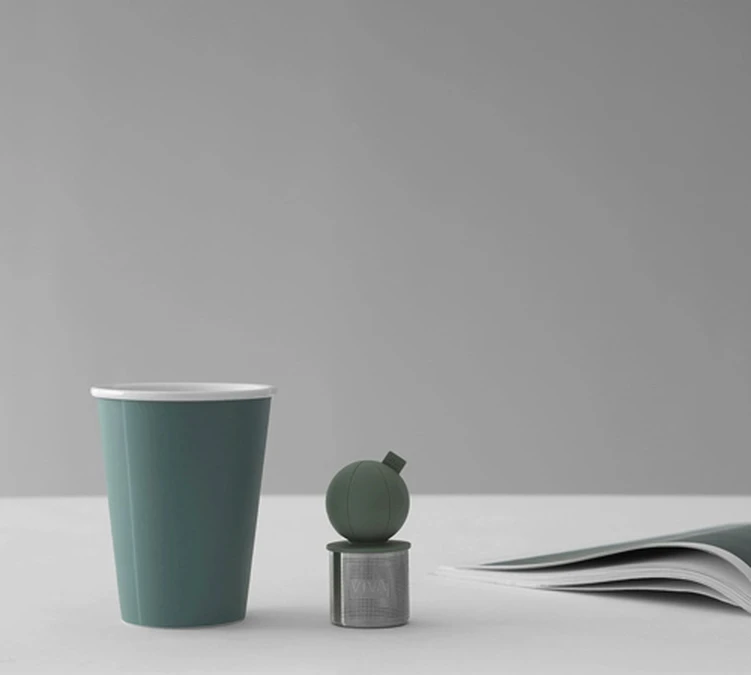 Tasse 32 Cl En Porcelaine Hazy Blue VIVA Scandinavia 2 Tasse 32 Cl En Porcelaine Hazy Blue VIVA Scandinavia – Image 2