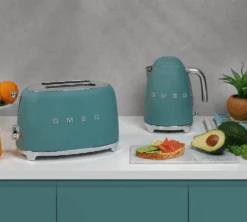 Grille-pain SMEG Vert émeraude Mat TSF01EGMEU 2 Tranches -Vente De Café smeg5