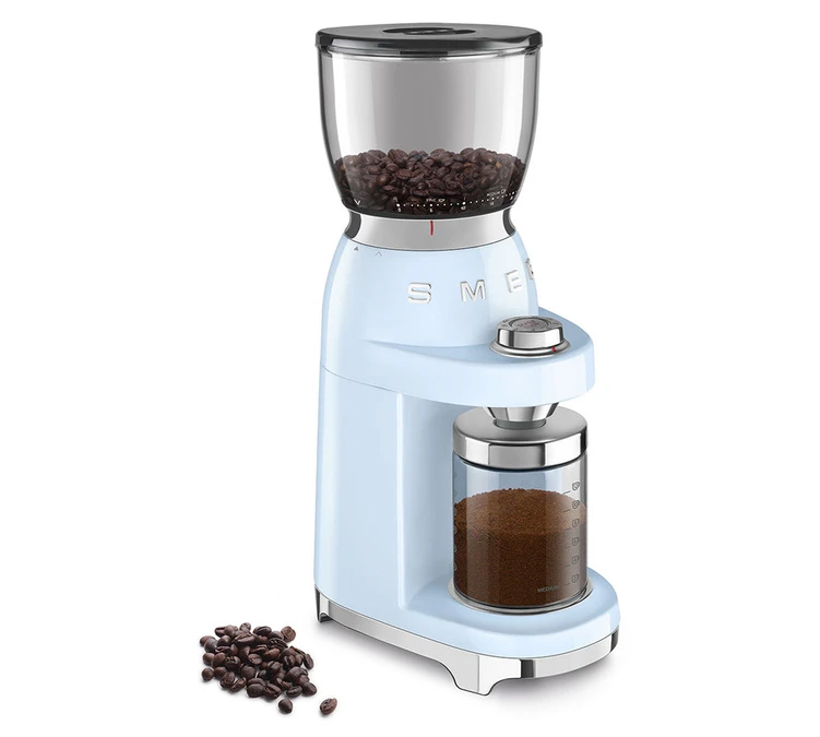 Set Petit-Déjeuner Machine Expresso ECF01PBEU Et Moulin à Café CGF01PBEU Bleu Azur - SMEG 2 Set Petit-Déjeuner Machine Expresso ECF01PBEU Et Moulin à Café CGF01PBEU Bleu Azur - SMEG – Image 2