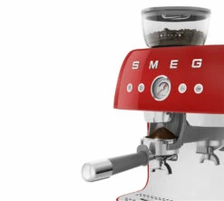 Machine Expresso SMEG EGF03RDEU Rouge Années 50 Avec Moulin Intégré -Vente De Café smeg egf03 rouge 4
