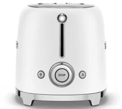 Grille-pain SMEG TSF01WHMEU 2 Tranches Blanc Mat -Vente De Café smeg grilpain bmat4