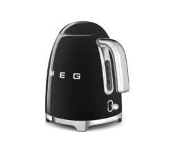 Bouilloire SMEG KLF03BLEU Noire - 1.7L + Offre Cadeau -Vente De Café smeg noir poignee chromee