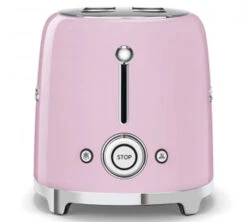 Grille-pain TSF01PKEU 2 Tranches - Rose - SMEG -Vente De Café smeg toaster rose 3
