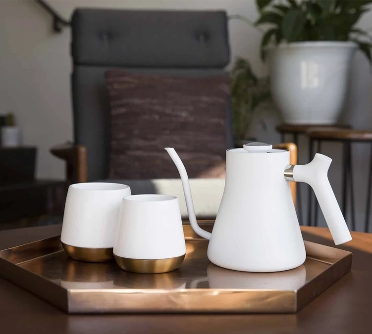 Bouilloire Traditionnelle Stagg Blanc 1 L Col De Cygne - FELLOW 3 Bouilloire Traditionnelle Stagg Blanc 1 L Col De Cygne - FELLOW – Image 3