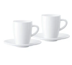 Tasses - JURA - Tasses + Sous Tasses Espresso 8cl X2