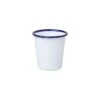 Verres - FALCON - Tasse Blanche Avec Bordure Bleue 12,4 Cl