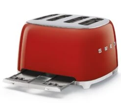Toaster Smeg TSF03RDEU 4 Tranches Rouge -Vente De Café toaster4 rouge
