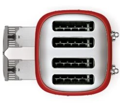 Toaster Smeg TSF03RDEU 4 Tranches Rouge -Vente De Café toaster4t rge