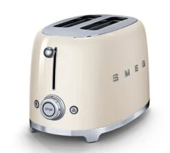 Grille-pain TSF01CREU 2 Tranches Crème - SMEG 11 Grille-pain TSF01CREU 2 Tranches Crème - SMEG -Vente De Café toaster bouton creme