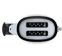 Grille-pain TSF01BLEU 2 Tranches Noir - SMEG -Vente De Café toaster noir fentes 1