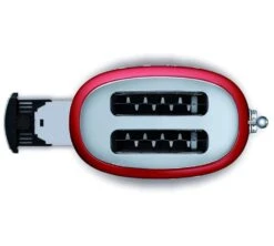 Grille-pain SMEG TSF01RDEU 2 Tranches Rouge -Vente De Café toaster rouge fentes