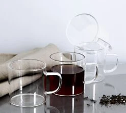 Tasses - OGO Living - Tasses Et Sous Verres - En Verre 25cl X4 -Vente De Café verrestasse